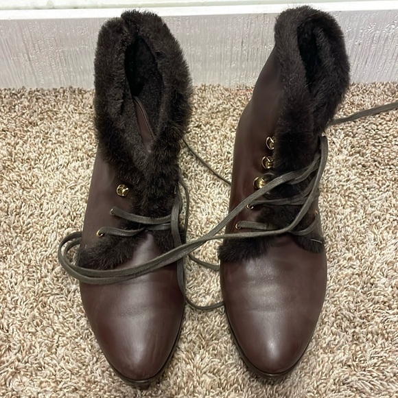 Sarah flint fur boots 38 beautiful!!!! - Picture 1 of 6